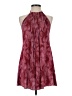 Shein Paisley Burgundy Cocktail Dress Size 4 - photo 1