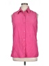 White Stag Pink Sleeveless Button-Down Shirt Size XL - photo 1