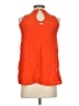 O'Neill 100% Viscose Orange Sleeveless Blouse Size S - photo 2