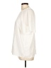 Ann Taylor 100% Polyester Ivory Short Sleeve Blouse Size L - photo 5