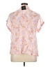 Eddie Bauer Tropical Pink Short Sleeve Blouse Size 1X - photo 2