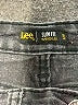 Lee Chevron-herringbone Gray Jeans Size 14 - photo 7