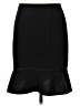 Express Solid Black Formal Skirt Size S - photo 2