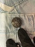 Rag & Bone 100% Cotton Blue Denim Shorts Size 28 waist - photo 3
