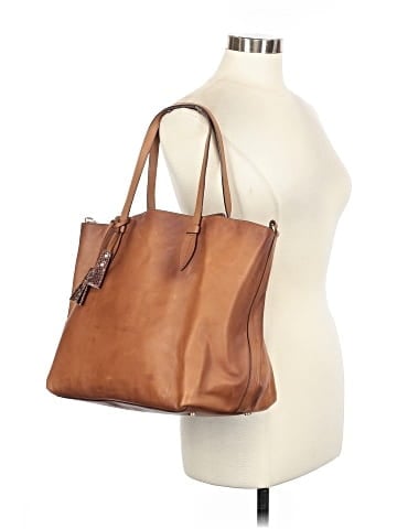 Massimo Dutti Leather Tote (view 2)