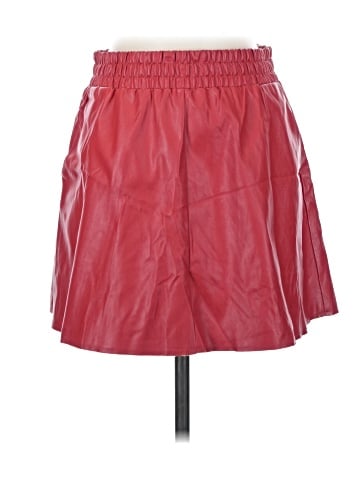 BCBGMAXAZRIA Faux Leather Skirt (view 1)