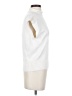 Ann Taylor Solid Ivory Short Sleeve Top Size S - photo 4