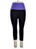 Athletic Essentials Color Block Purple Yoga Pants Size XL - photo 1