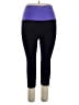 Athletic Essentials Color Block Purple Yoga Pants Size XL - photo 2