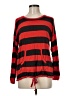Kensie Stripes Red Pullover Sweater Size M - photo 1