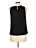 Elle 100% Rayon Black Sleeveless Blouse Size L - photo 2