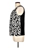 Elle 100% Rayon Black Sleeveless Blouse Size L - photo 5