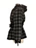 Kristen Blake Plaid Black Wool Coat Size L - photo 5