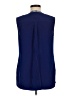 Chico's Blue Sleeveless Blouse Size Med (1) - photo 2