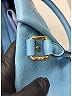 MCM 100% Leather Blue Leather Embossed Satchel One size - photo 8