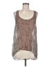 Patterson J. Kincaid Silver Sleeveless Blouse Size M - photo 1