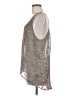 Patterson J. Kincaid Silver Sleeveless Blouse Size M - photo 5