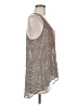 Patterson J. Kincaid Silver Sleeveless Blouse Size M - photo 4