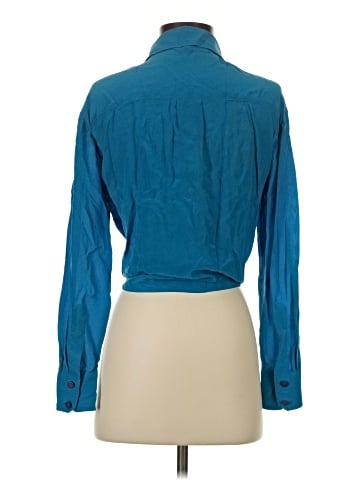 Trina Turk Long Sleeve Silk Top (view 2)