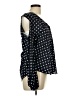 Lumiere 100% Polyester Polka Dots Black Long Sleeve Blouse Size L - photo 4