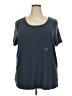 Maurices Gray Short Sleeve Top Size 20 (2) - photo 1
