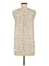Lush 100% Polyester Ivory Sleeveless Blouse Size M - photo 2