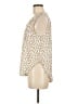 Lush 100% Polyester Ivory Sleeveless Blouse Size M - photo 5