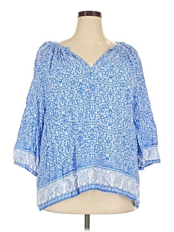 Jones New York 3/4 Sleeve Blouse (view 1)