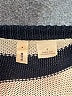 Moth 100% Cotton Stripes Ivory Pullover Sweater Size S - photo 7