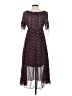 Unbranded 100% Polyester Hearts Black Casual Dress Size S - photo 2