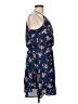 Blue Rain Floral Blue Casual Dress Size L - photo 4