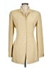 Dana Buchman 100% Silk Ivory Gold Silk Blazer Size 10 - photo 1