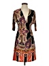 Cristinalove Paisley Orange Cocktail Dress Size S - photo 1