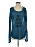 Threads 4 Thought Teal Long Sleeve T-Shirt Size S - photo 1