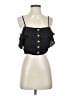 Lulus 100% Polyester Black Sleeveless Blouse Size M - photo 1