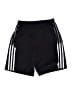 Adidas 100% Polyester Stripes Black Athletic Shorts Size M - photo 1