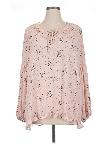 a.n.a. A New Approach Long Sleeve Blouse (view 1)