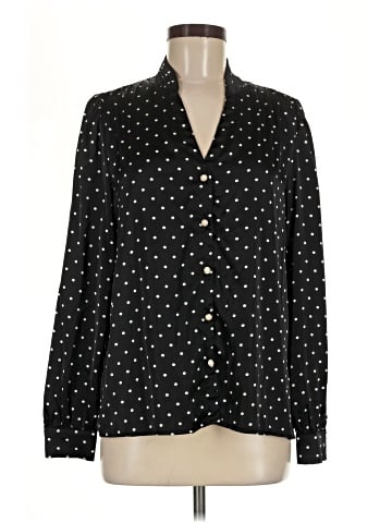 Hem & Thread Long Sleeve Blouse (view 1)