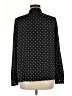 Hem & Thread 100% Polyester Polka Dots Black Long Sleeve Blouse Size M - photo 2