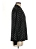 Hem & Thread 100% Polyester Polka Dots Black Long Sleeve Blouse Size M - photo 4