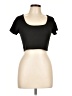 Lulus Black Short Sleeve T-Shirt Size L - photo 1