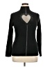 The Pyramid Collection Hearts Black Turtleneck Sweater Size 1X - photo 1