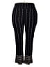 Three Dots Graphic Black Casual Pants Size XL - photo 1