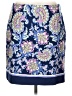 Talbots Paisley Blue Casual Skirt Size 10 - photo 1
