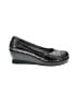 Alegria 100% Leather Black Wedges Size 9 1/2 - photo 1