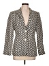 Metrostyle 100% Linen Chevron-herringbone Ivory Blazer Size 10 - photo 1
