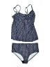 Chadwicks Polka Dots Blue Two Piece Swimsuit Size 14 - photo 1