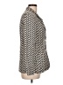 Metrostyle 100% Linen Chevron-herringbone Ivory Blazer Size 10 - photo 4