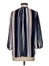 NYDJ Stripes Blue 3/4 Sleeve Blouse Size S - photo 2