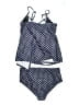 Chadwicks Polka Dots Blue Two Piece Swimsuit Size 14 - photo 2